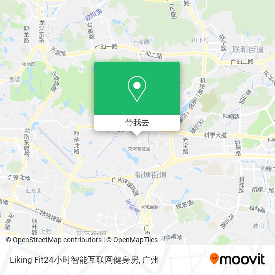 Liking Fit24小时智能互联网健身房地图