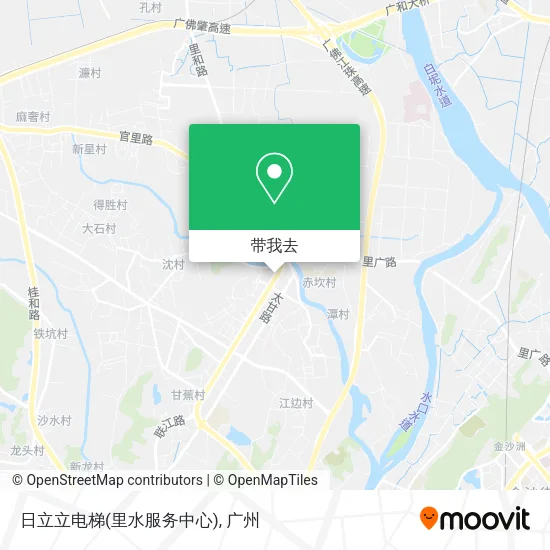 日立立电梯(里水服务中心)地图