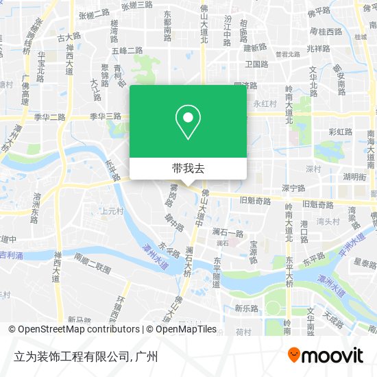 立为装饰工程有限公司地图
