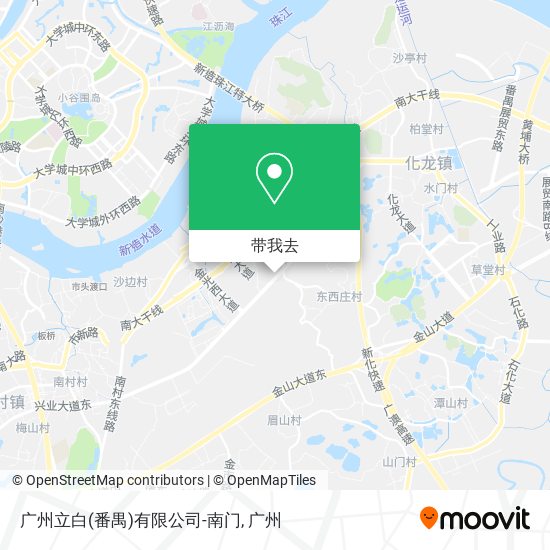 广州立白(番禺)有限公司-南门地图