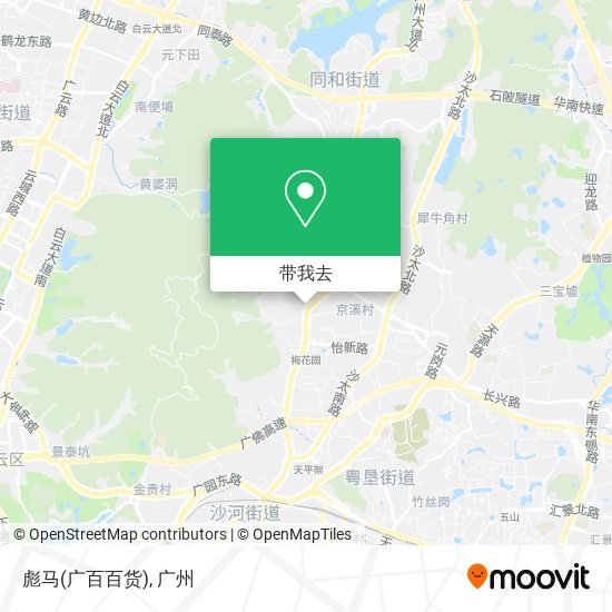 彪马(广百百货)地图