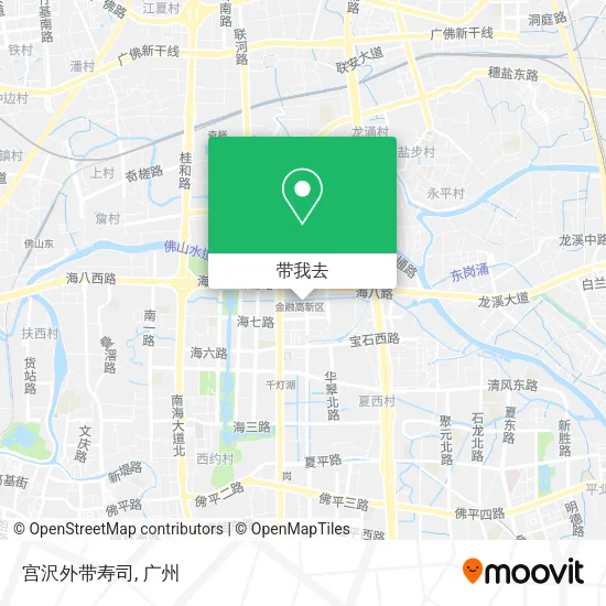 宫沢外带寿司地图