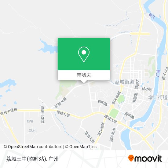 荔城三中(临时站)地图