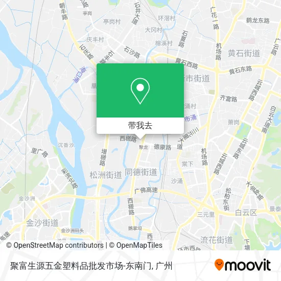 聚富生源五金塑料品批发市场-东南门地图