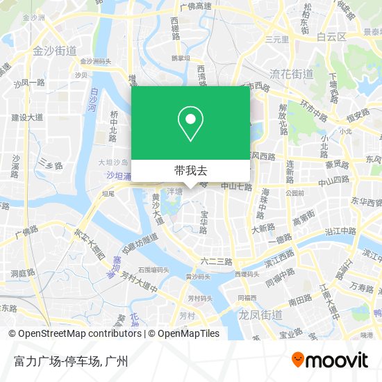 富力广场-停车场地图