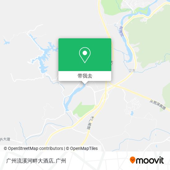 广州流溪河畔大酒店地图