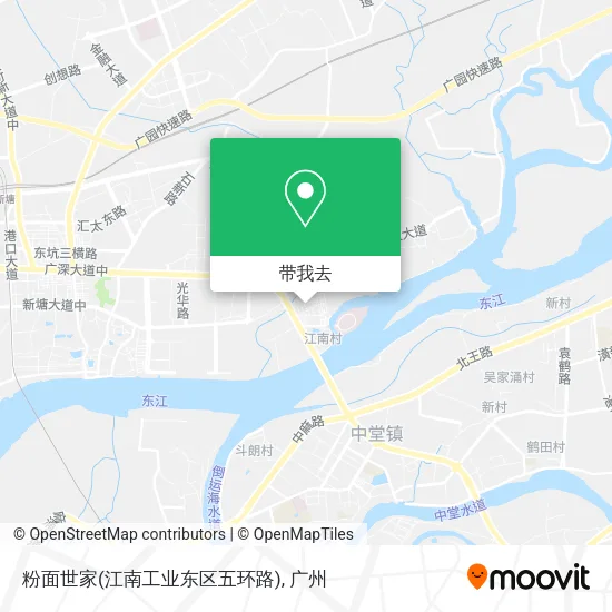 粉面世家(江南工业东区五环路)地图