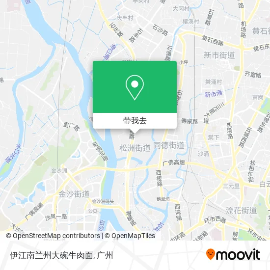 伊江南兰州大碗牛肉面地图
