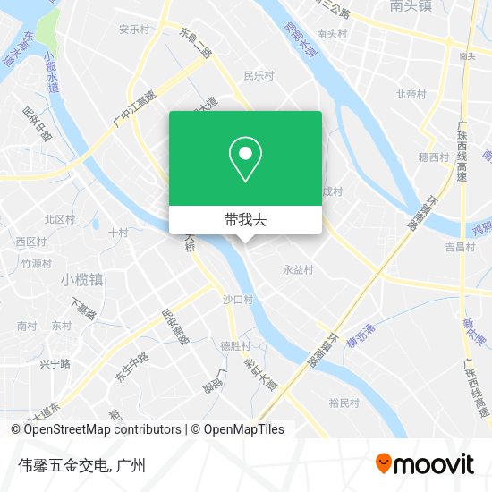 伟馨五金交电地图