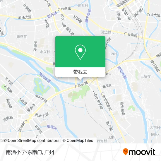 南涌小学-东南门地图