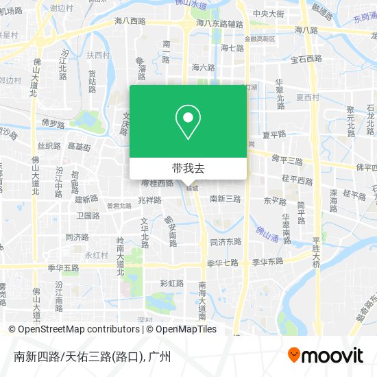 南新四路/天佑三路(路口)地图