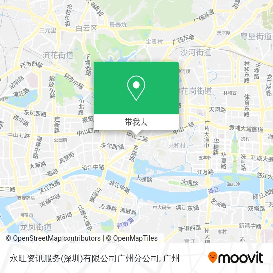 永旺资讯服务(深圳)有限公司广州分公司地图