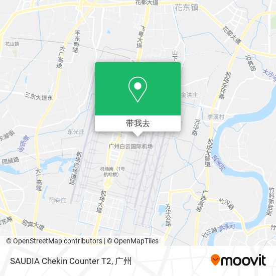 SAUDIA Chekin Counter T2地图
