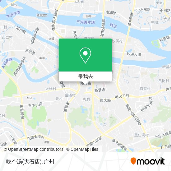 吃个汤(大石店)地图