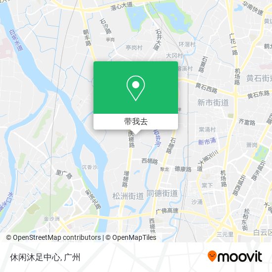 休闲沐足中心地图