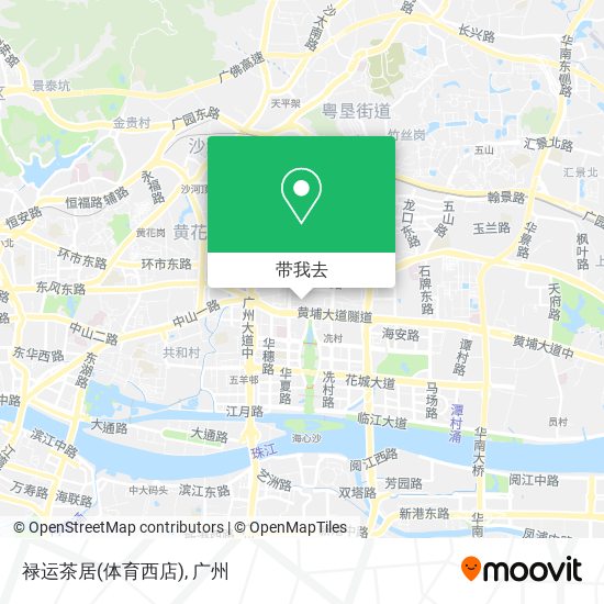 禄运茶居(体育西店)地图