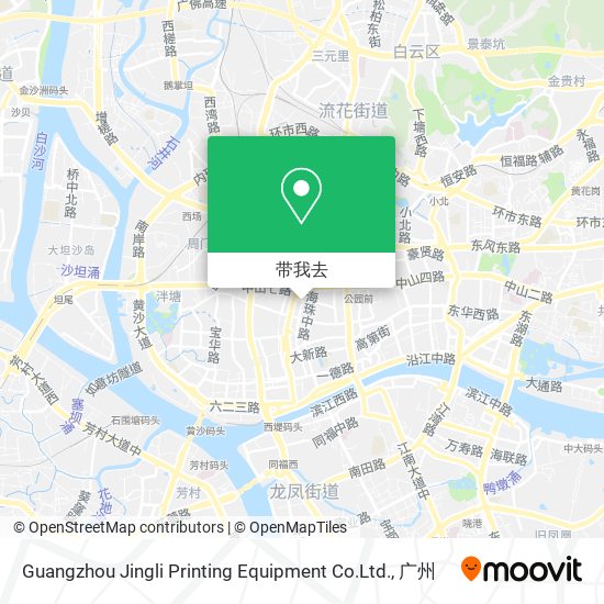 Guangzhou Jingli Printing Equipment Co.Ltd.地图