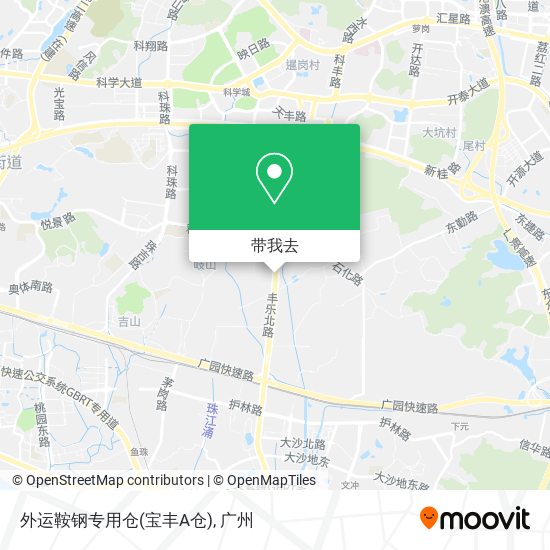 外运鞍钢专用仓(宝丰A仓)地图