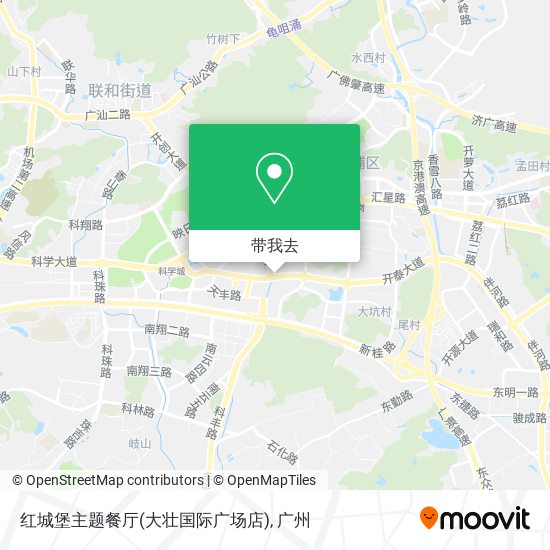 红城堡主题餐厅(大壮国际广场店)地图
