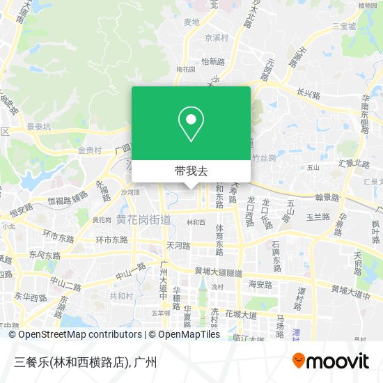 三餐乐(林和西横路店)地图