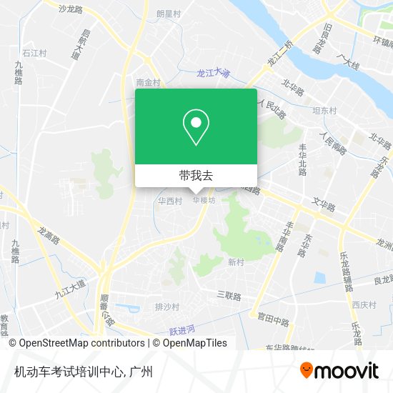 机动车考试培训中心地图
