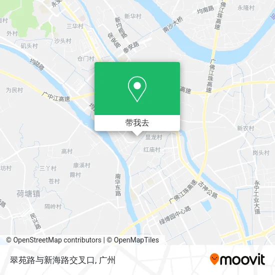 翠苑路与新海路交叉口地图