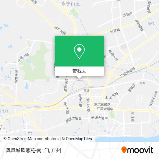 凤凰城凤馨苑-南1门地图