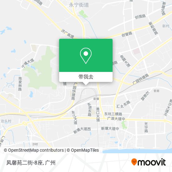 凤馨苑二街-8座地图