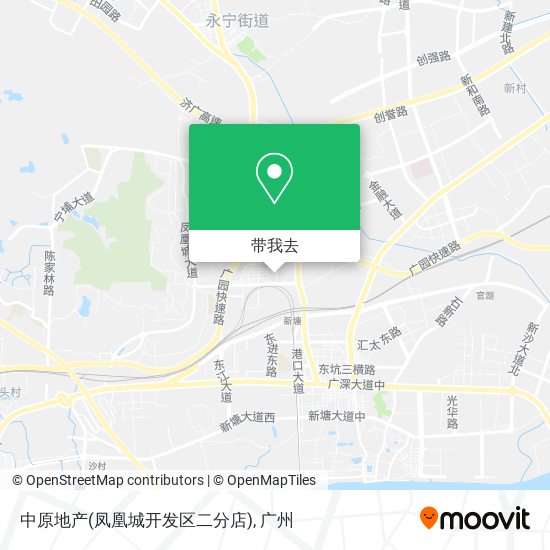 中原地产(凤凰城开发区二分店)地图