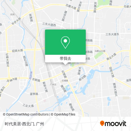 时代美居-西北门地图