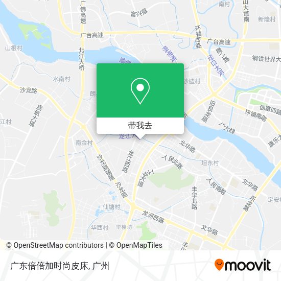广东倍倍加时尚皮床地图