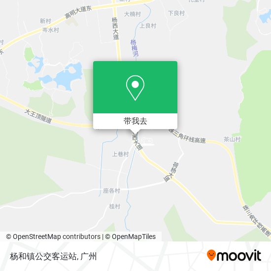 杨和镇公交客运站地图