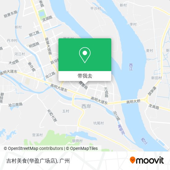 吉村美食(华盈广场店)地图