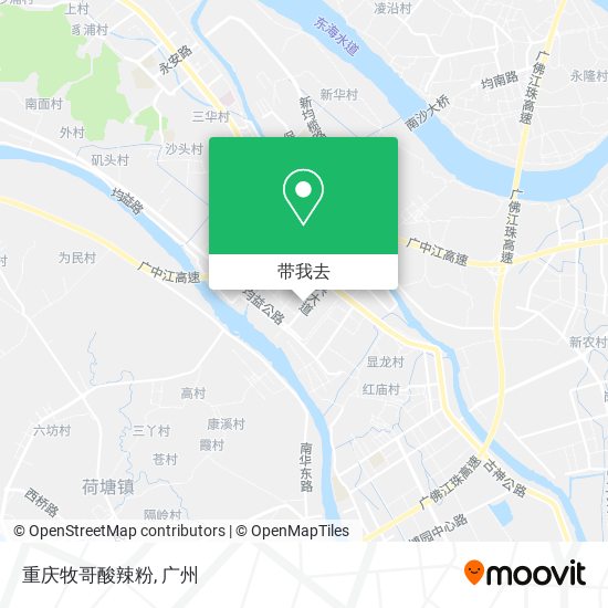 重庆牧哥酸辣粉地图