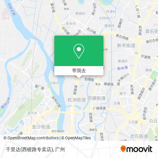 千里达(西槎路专卖店)地图
