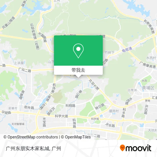 广州东朋实木家私城地图