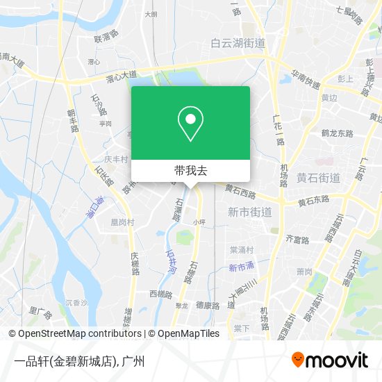 一品轩(金碧新城店)地图