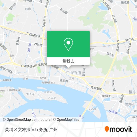 黄埔区文冲法律服务所地图