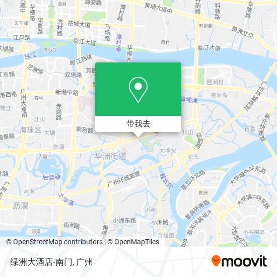绿洲大酒店-南门地图