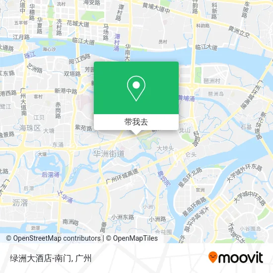 绿洲大酒店-南门地图