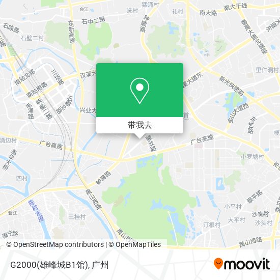 G2000(雄峰城B1馆)地图
