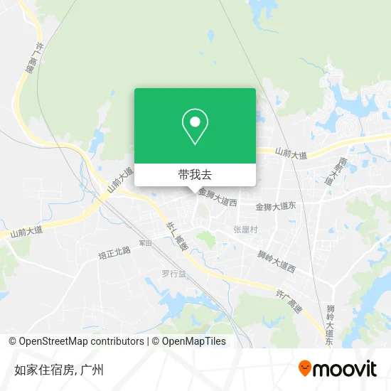 如家住宿房地图
