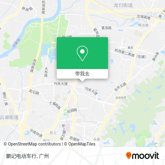 鹏记电动车行地图