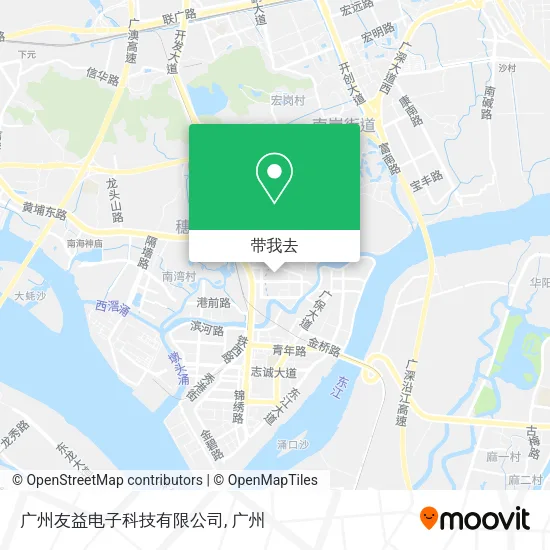 广州友益电子科技有限公司地图