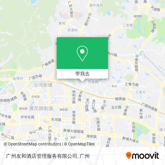 广州友和酒店管理服务有限公司地图