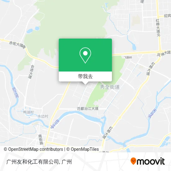 广州友和化工有限公司地图