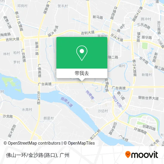 佛山一环/金沙路(路口)地图