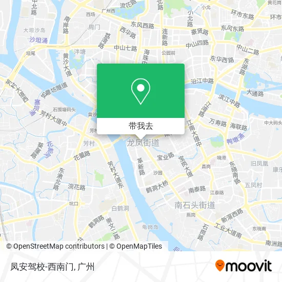 凤安驾校-西南门地图