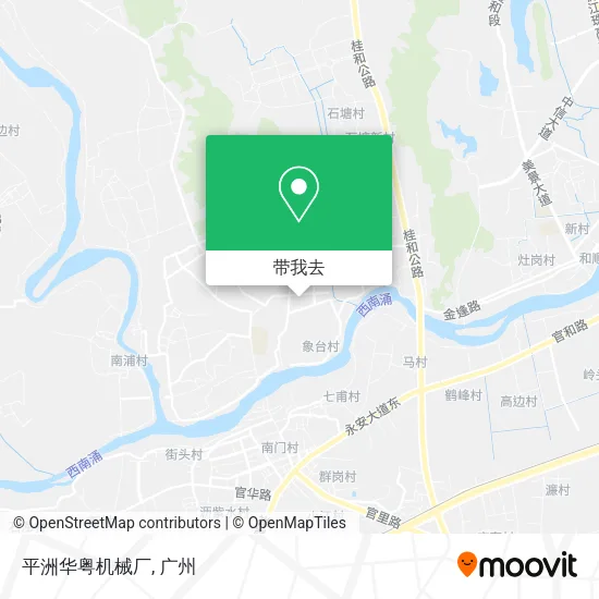 平洲华粤机械厂地图