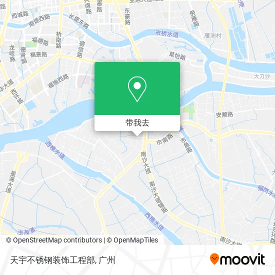 天宇不锈钢装饰工程部地图